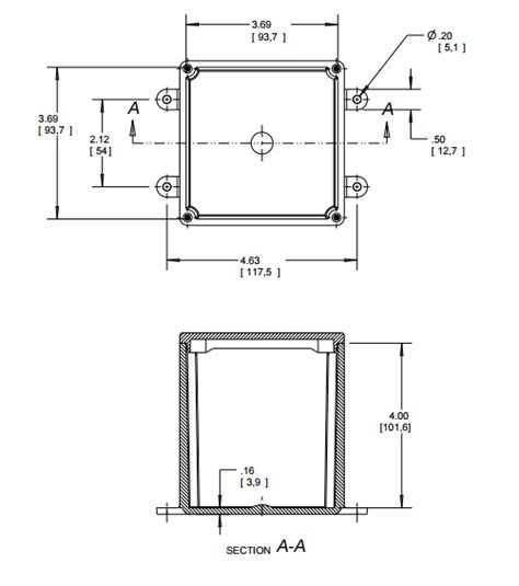 cutout size for us electric junction boxes|standard electrical junction box size.